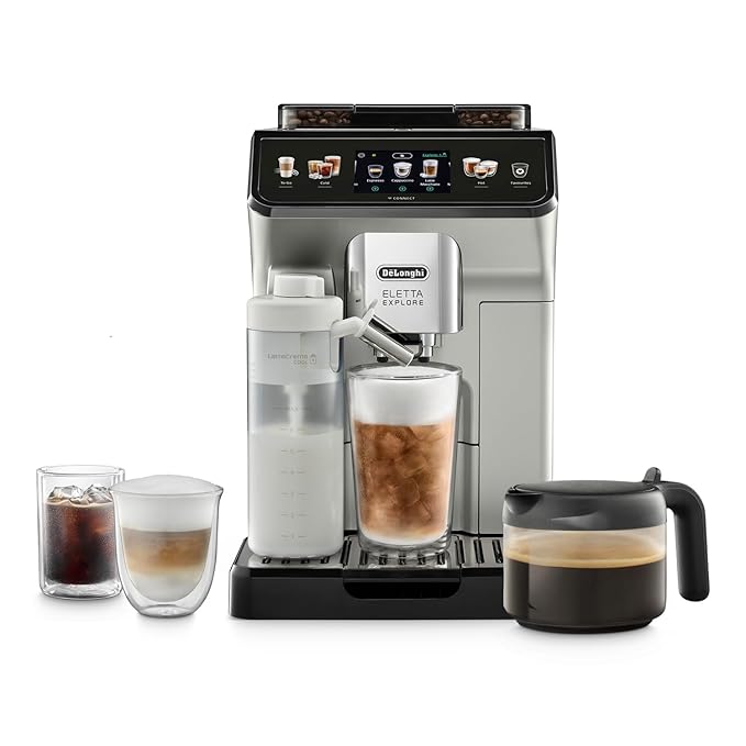 De'Longhi Eletta Explore Automatic Coffee Machine ECAM450.65.S