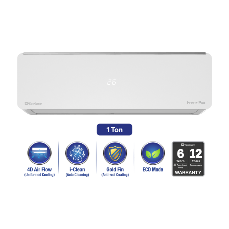 Dawlance Split Infinity Pro 15 1.0 Ton Air Conditioner