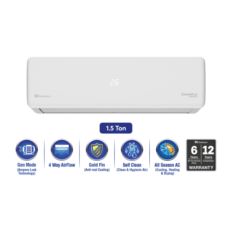 Dawlance Split Cruise Plus Inverter 30 1.5 Ton Air Conditioner