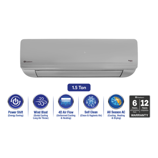 Dawlance Split Suave+ Inverter 30 Silver 1.5 Ton Air Conditioner