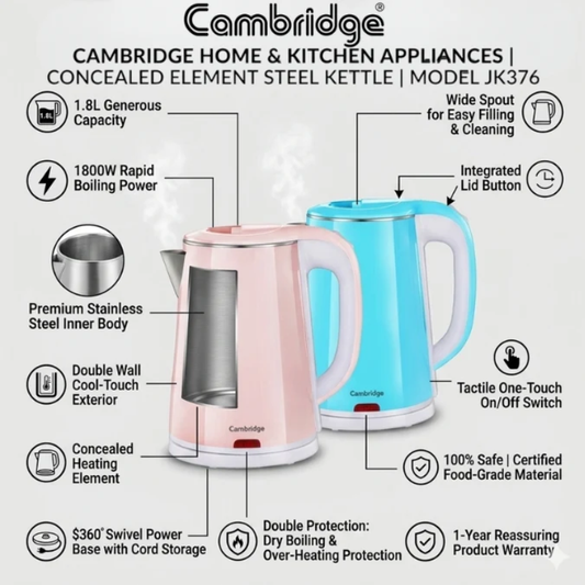 Cambridge JK-376 Electric Kettle