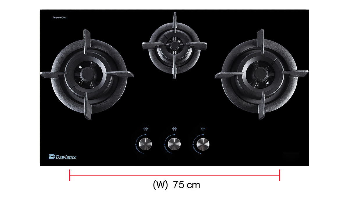 DAWLANCE KITCHEN DHG 380BN-A Built-in Hob