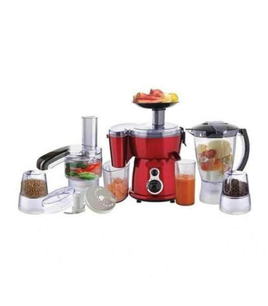 Lion FP-201 4 In 1 Food Processor With Slicer & Shredder Black