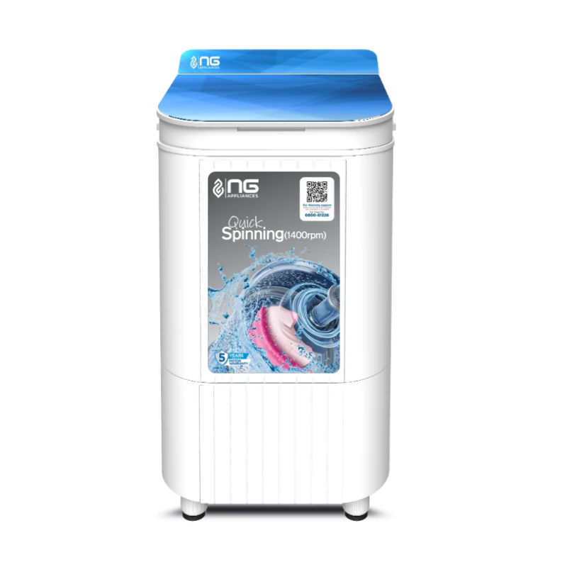 Nasgas NGD-210 10kg Glass Top Spin Dryer Machine