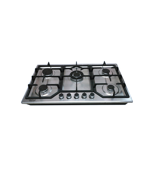 Profile PF-3455 Gas Hob 5-Burner Steel Built in (Gas Stove)/Chula