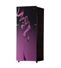 PEL InverterOn Glass Door Jumbo Refrigerator PRINVO - 21850 Maroon and purple prism