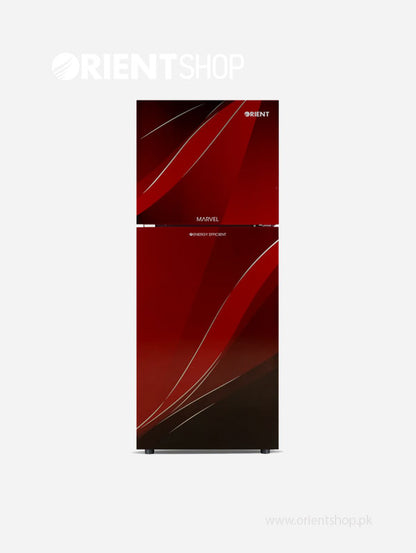 Orient Marvel 350 Refrigerator Blaze Golden, Grey and Purple
