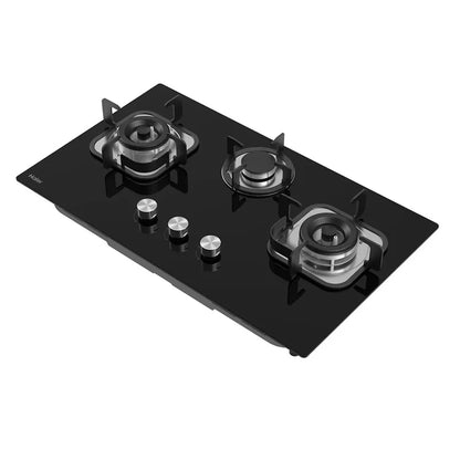 Haier HCC-6321DGG NG 3 Burner Glass Hob