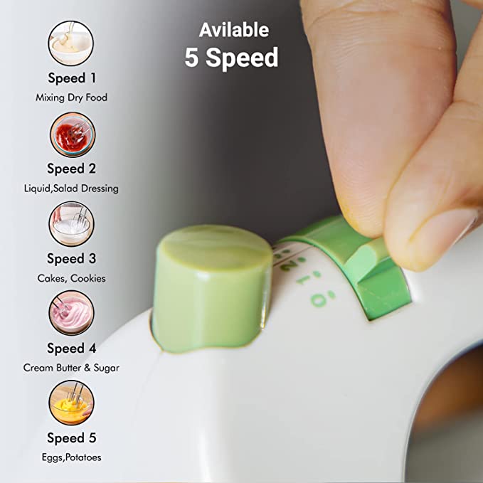 Geepas Hand Mixer With Stand And Bowl - Ghb2002