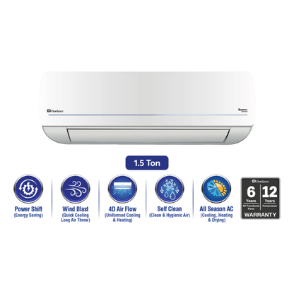 Dawlance Split Suave+ Inverter 30 White 1.5 Ton Air Conditioner