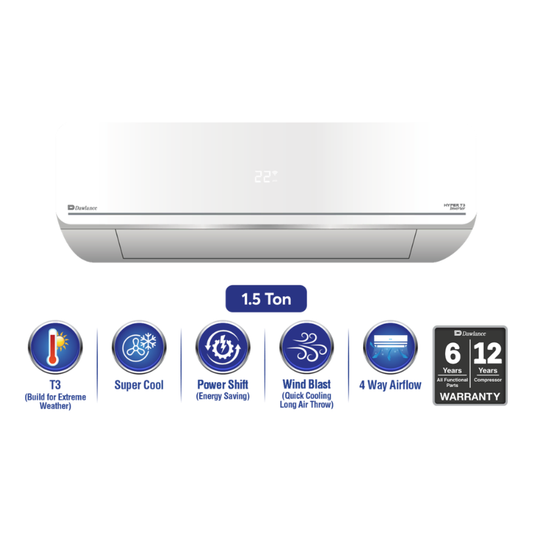 Dawlance Hyper T3 1.5 Ton White Inverter Air Conditioner