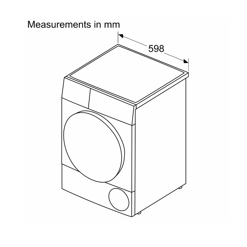 Bosch WQG24200GC 9KG Tumble Dryer