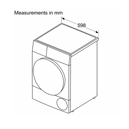 Bosch WQG24200GC 9KG Tumble Dryer