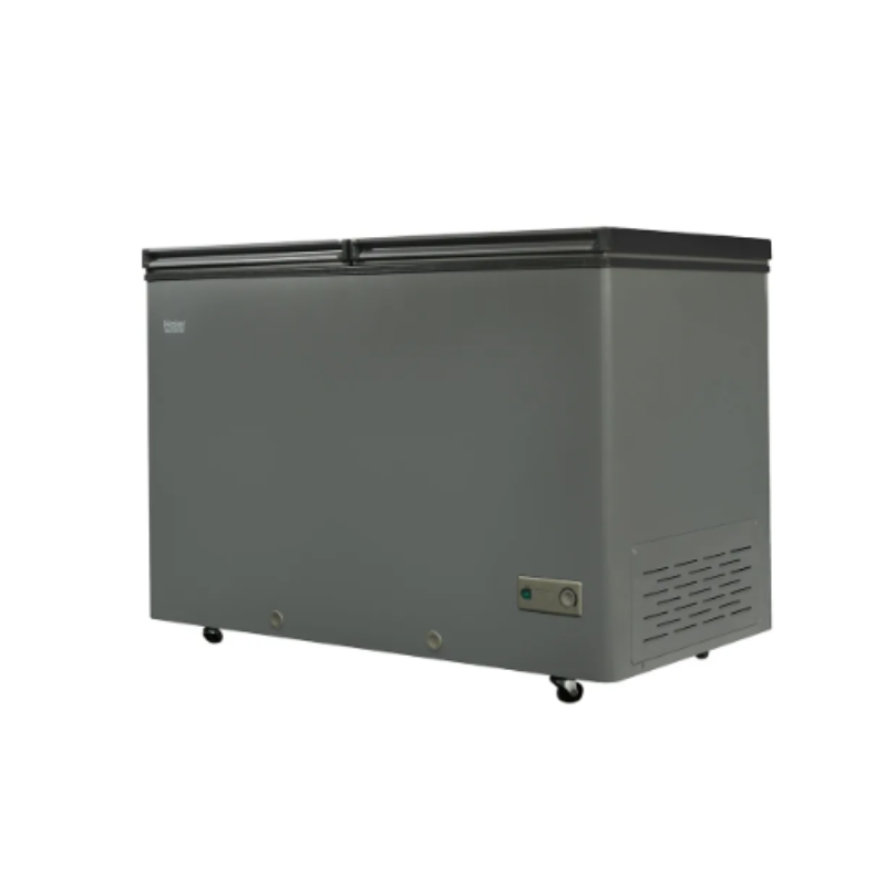 Haier HDF-385 Inverter Grey Double Door Deep Freezer