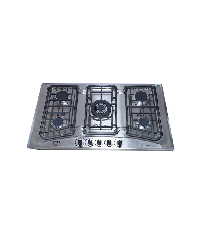 Nasgas 555-ST Gas Stove 5-Burners Stainless Steel