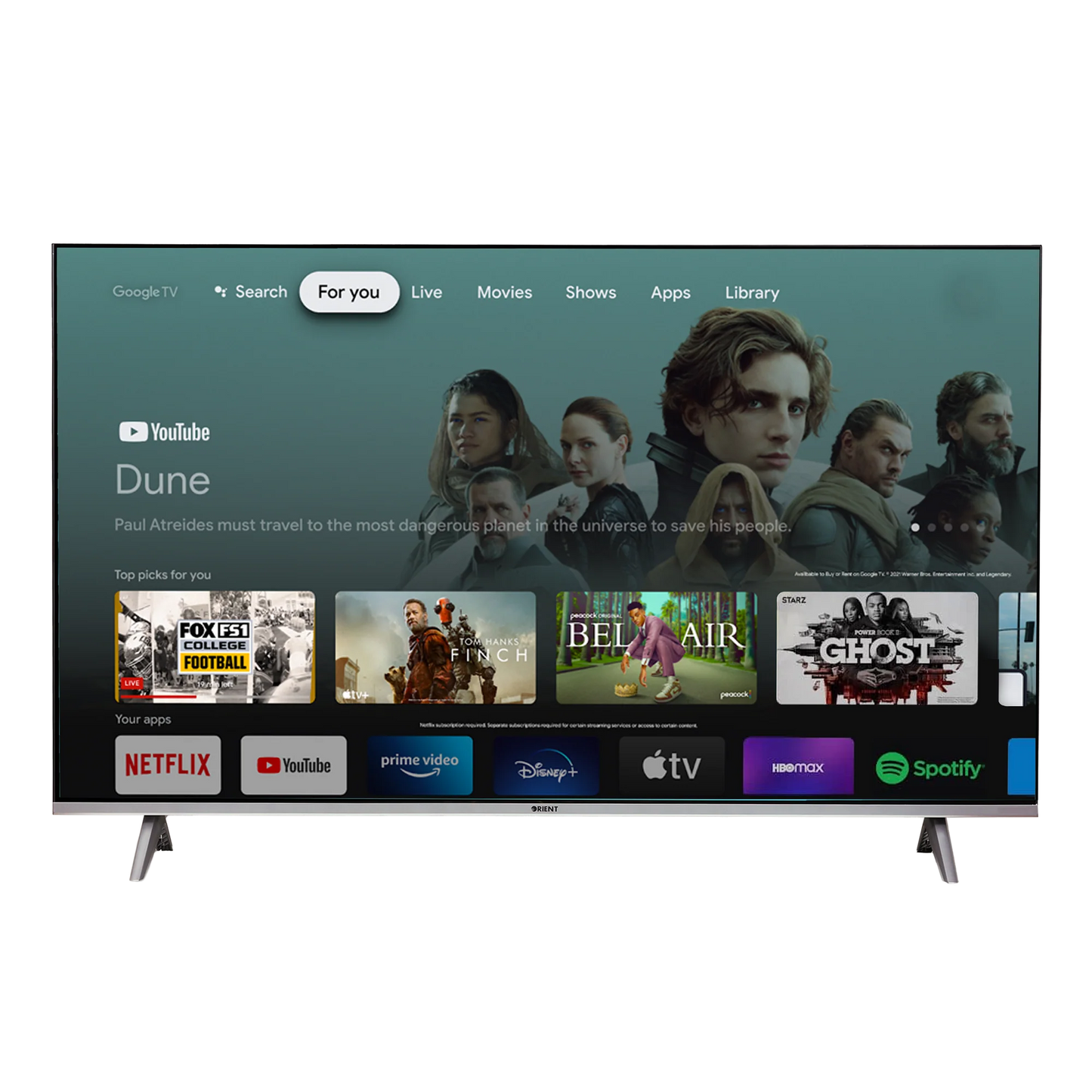 ORIENT LED Fusion 43" Google TV