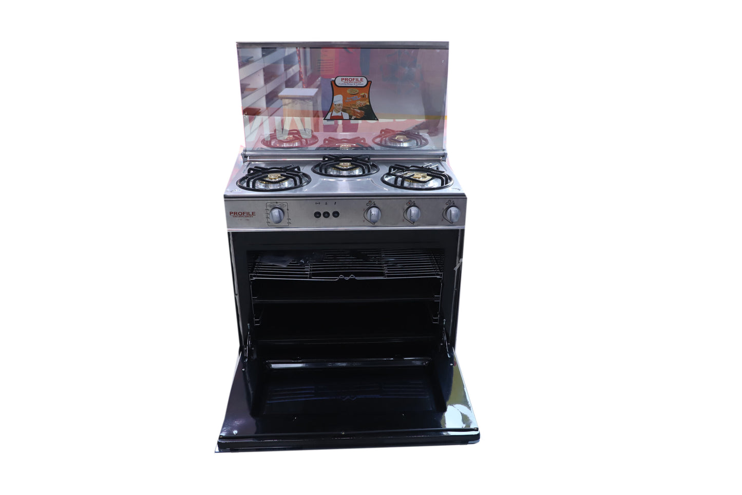 Profile Heavy-34 Cooking Range 3 Burners