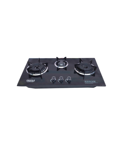 Profile PF-31 Glass Gas Stove 3-Burner