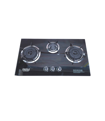 Profile PF-31 Glass Gas Stove 3-Burner