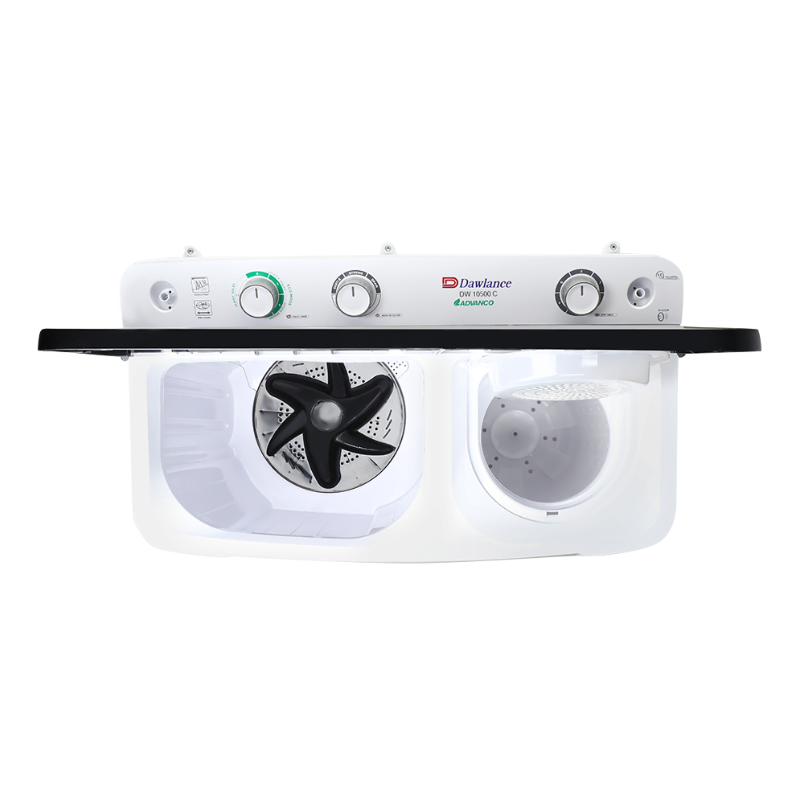 Dawlance DW-10500 Advanco Twin Tub CLEAR LID (WHITE) Washing Machine