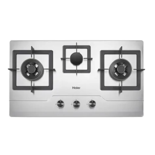 HAIER 3 BURNER STAINLESS STEEL HOB HCC-832 DGS