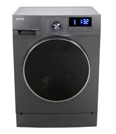 MIDAS Front Load Washing Machine MI-555 White & Silver