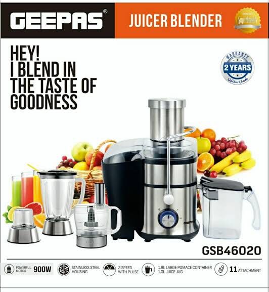 GEEPAS Juicer Blender GSB-46020