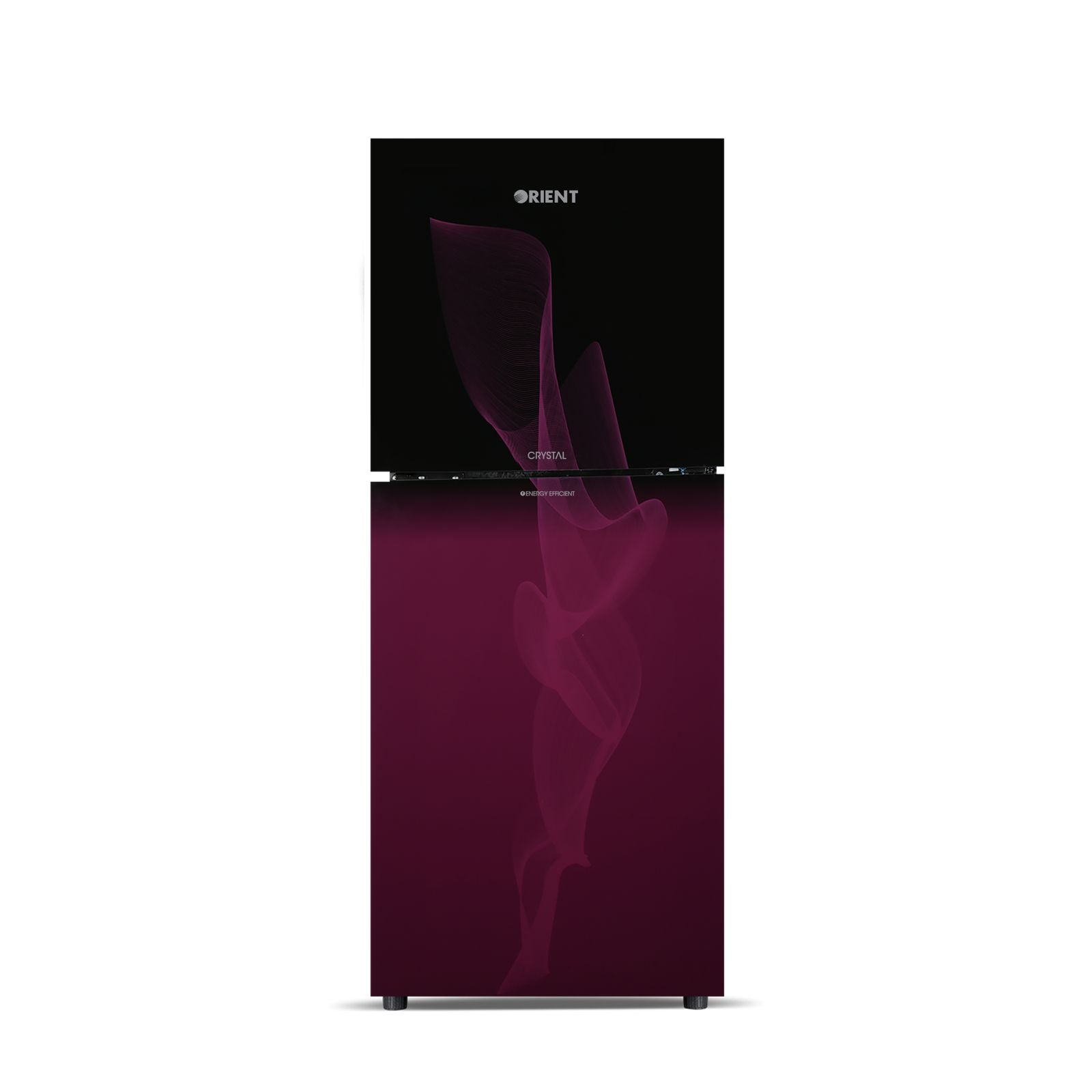 Orient Crystal GD 225 Refrigerator Glaze Red and Smoke Purple