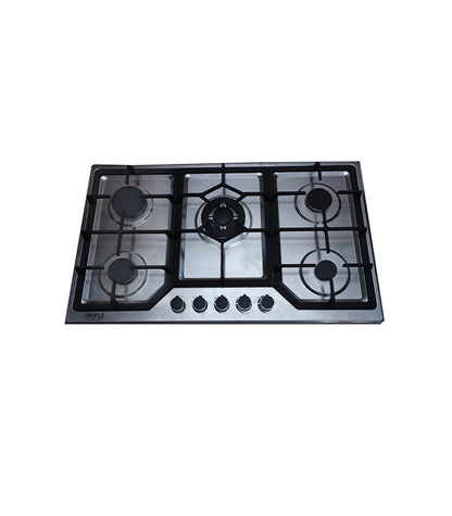 Profile PF-3455 Gas Hob 5-Burner Steel Built in (Gas Stove)/Chula