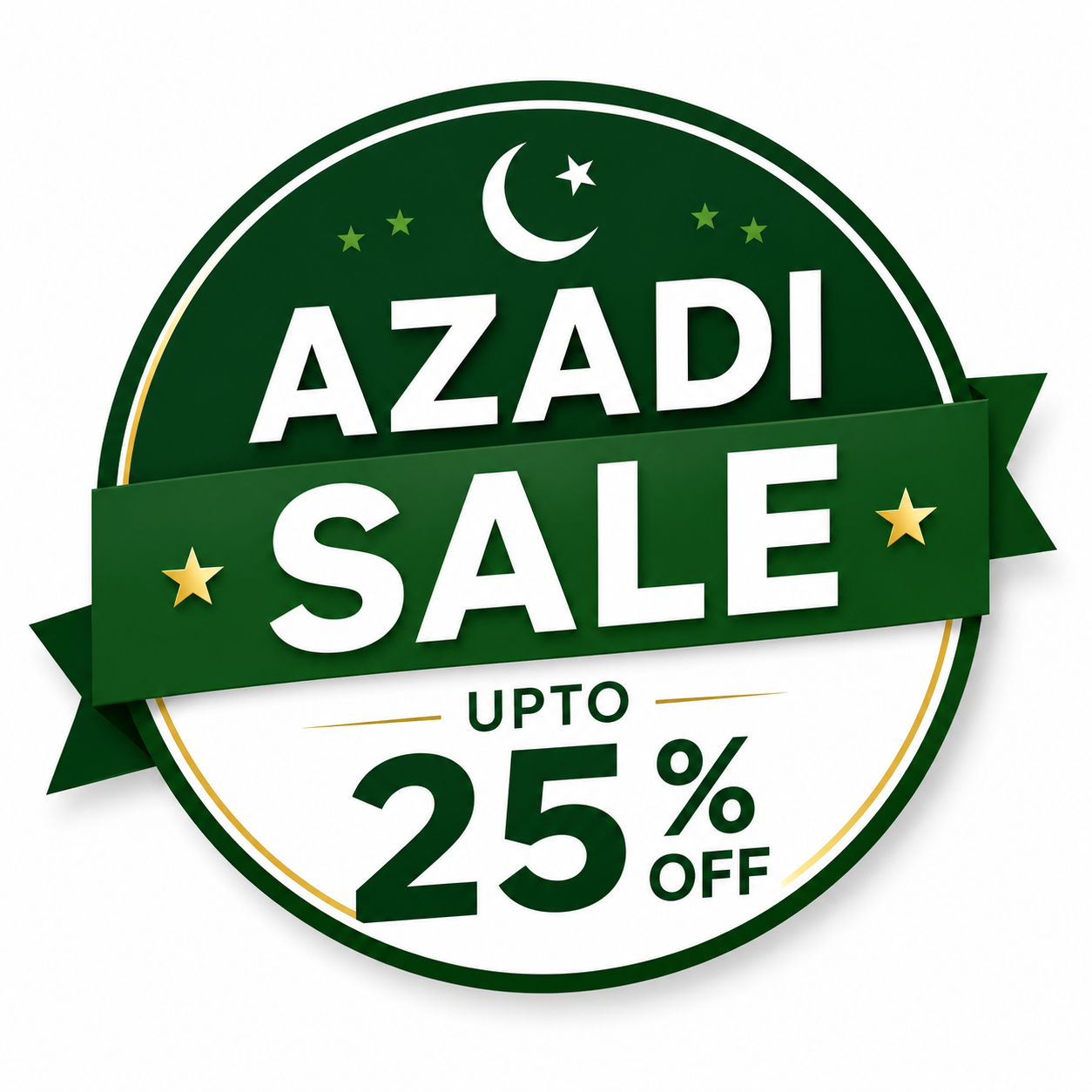 Azadi Sale - Upto 25% Off