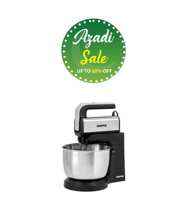 14 August sale Geepas GSM43043 Stand Mixer 3L