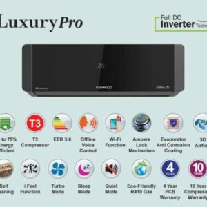 Kenwood 1870S eLuxury Pro 1.5 Ton T3 Wi-Fi DC Inverter AC