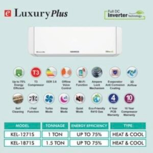 Kenwood E Luxury Plus KEL-1871S 1.5 Ton AC