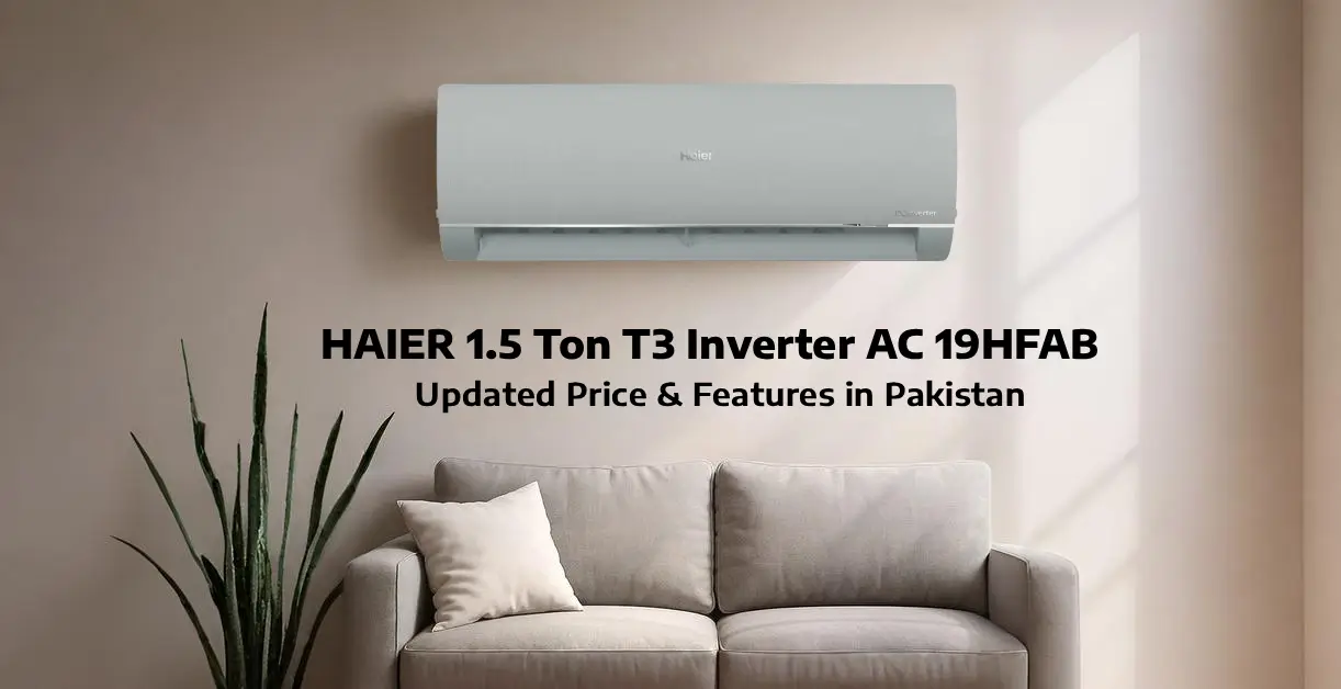HAIER 1.5 Ton Inverter AC 19HFAB Updated Price & Features in Pakistan
