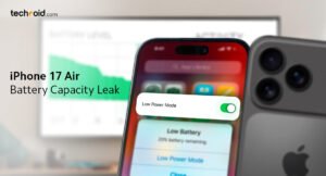 iPhone 17 Air Battery Capacity Leak