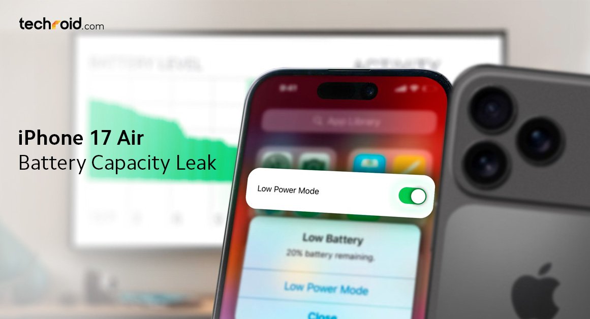 iPhone 17 Air Battery Capacity Leak