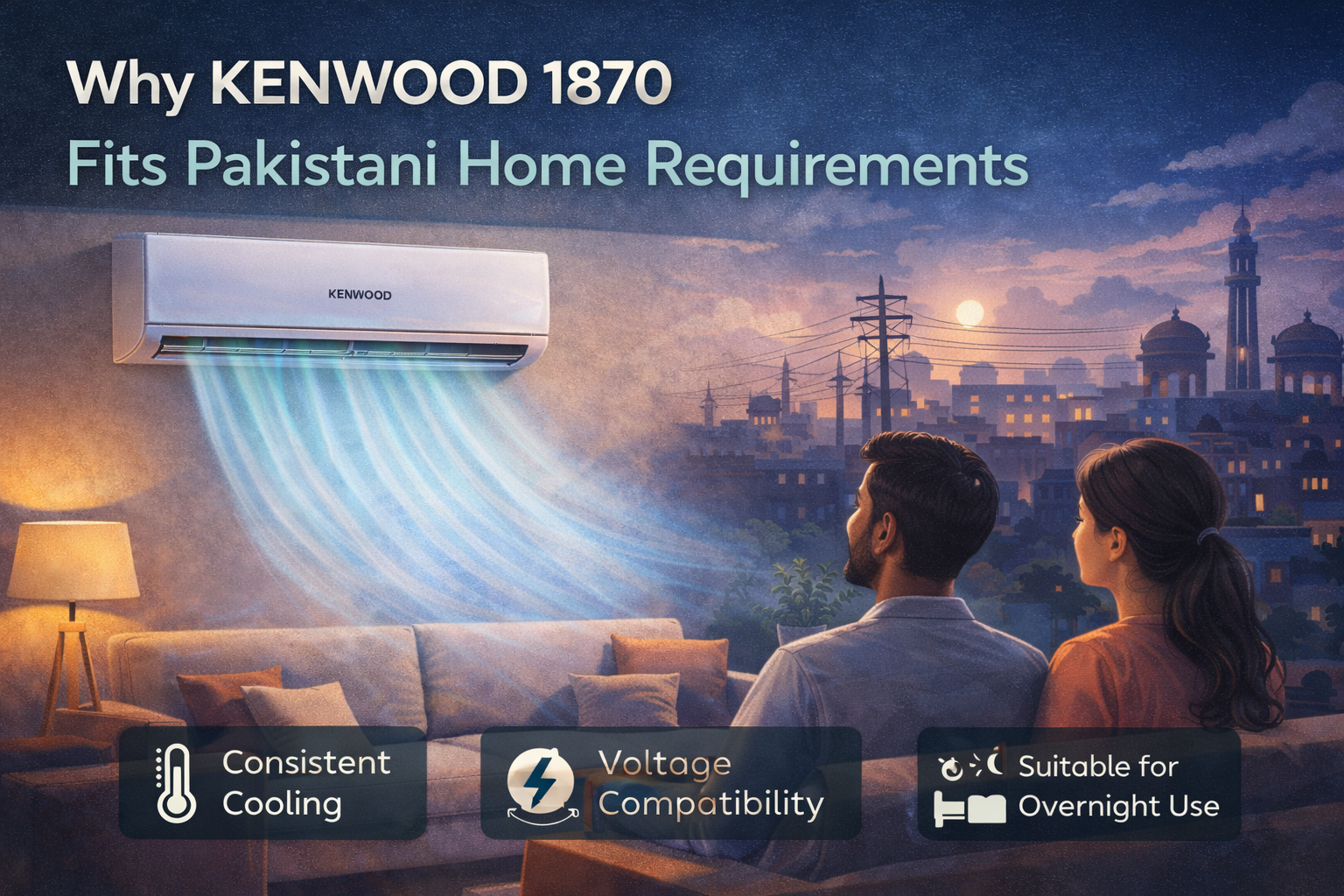 KENWOOD 1870 Fits Pakistani Home Requirements