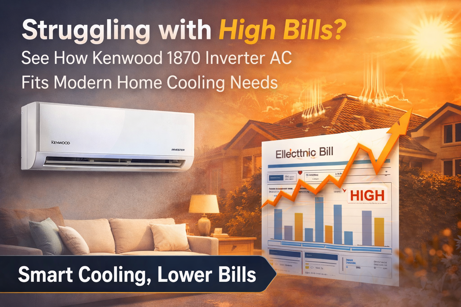 Kenwood 1870 inverter AC review